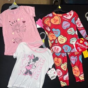 Girls Valentines Clothing bundle size 3T